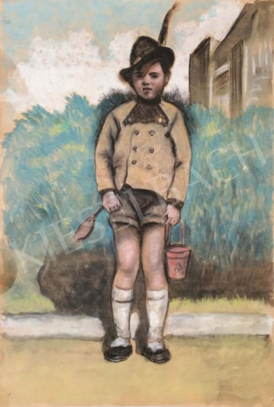 For sale  Scheiber, Hugó - Tyrolean child 's painting