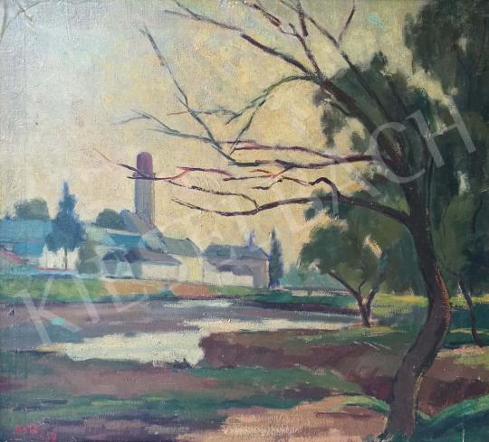 Katz, Márton - View of Baia Mare painting