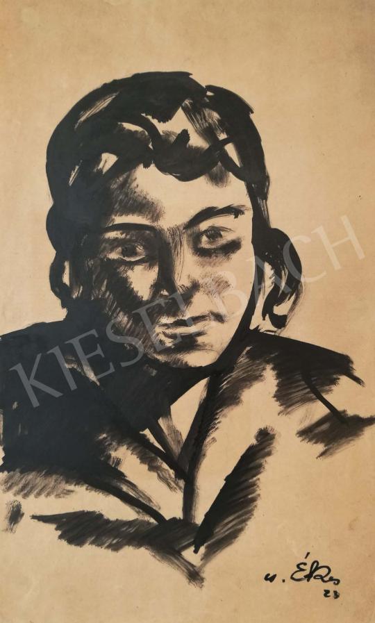 Eladó  Csabai-Ékes Lajos - Feleségem, 1923 festménye