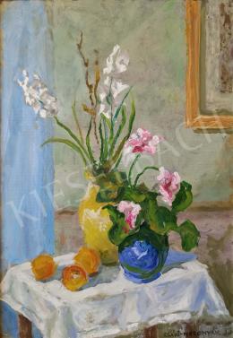  Csáki-Maronyák, József - Still Life with Flowers 