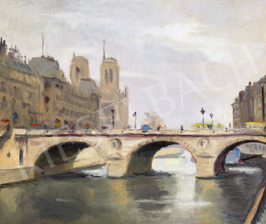  Bertalan, Albert - Seine Bank in Paris, 1924 | 62st Autumn Auction auction / 4 Lot