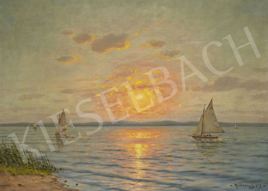 Rubovics, Márk - Balaton Mood with Sailboats | 62st Autumn Auction auction / 9 Lot