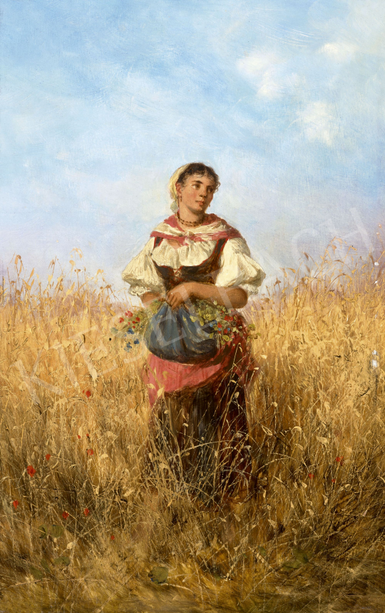 Böhm, Pál - Young Girl on the Field (Summer) | 62st Autumn Auction auction / 17 Lot