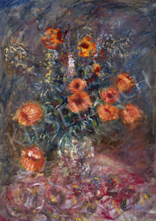 Halápy, János - Impresionist Still Life with Flowers | 62st Autumn Auction auction / 31 Lot