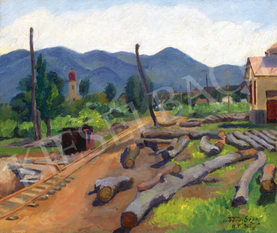  Vörös, Géza - Nagybánya Landscape, 1925 | 62st Autumn Auction auction / 59 Lot