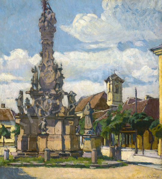 Kosztolányi Kann Gyula - Kisváros, 1910-es évek | 62. Őszi Aukció aukció / 83 tétel