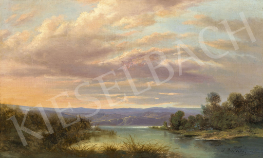 Brodszky, Sándor - Sunset by the River | 62st Autumn Auction auction / 87 Lot