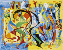  Litkey, György - Playful Figures, 1974 