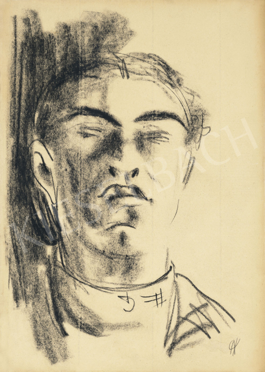  Ámos, Imre - Self Portrait | 62st Autumn Auction auction / 107 Lot