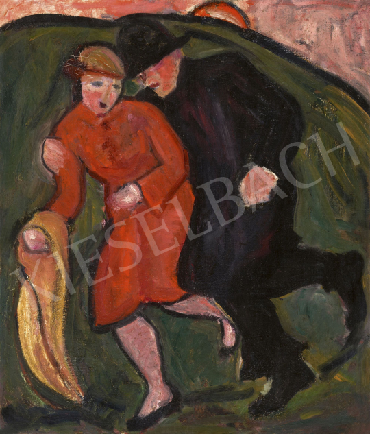  Loránt Erzsébet - Szerelmesek a Gellért-hegyen, 1930-as évek | 62. Őszi Aukció aukció / 117 tétel