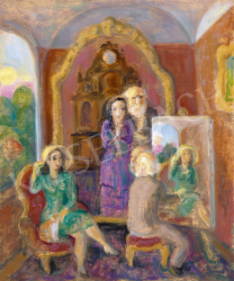  Szabó, Vladimir - Painter in his Atelier 