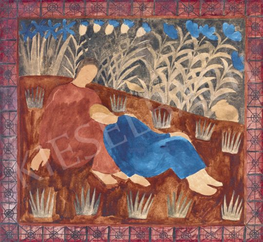  Ferenczy Noémi - A pihenő (Természetben) | 62. Őszi Aukció aukció / 139 tétel