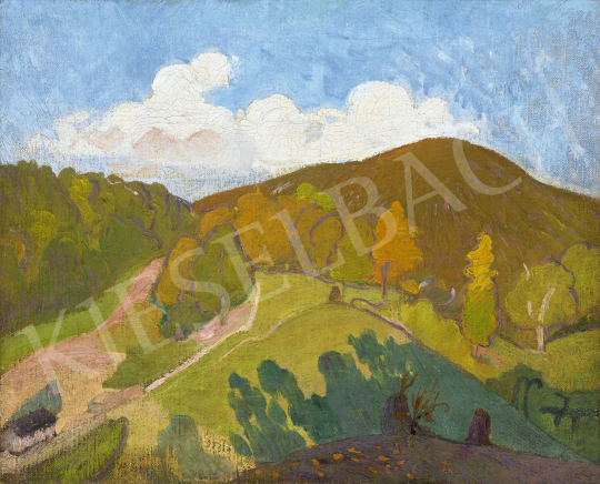 Rippl-Rónai József - Banyuls-i ősz, 1889 körül | 62. Őszi Aukció aukció / 157 tétel