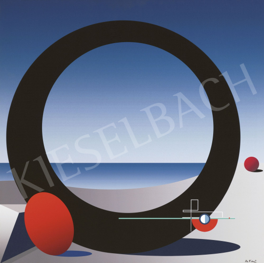  József Kádár - By the Sea (Square Geometry) | 62st Autumn Auction auction / 178 Lot