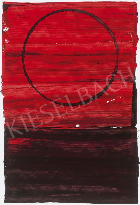  Hencze Tamás - Vörös nap (Horizont), 1973 | 62. Őszi Aukció aukció / 179 tétel