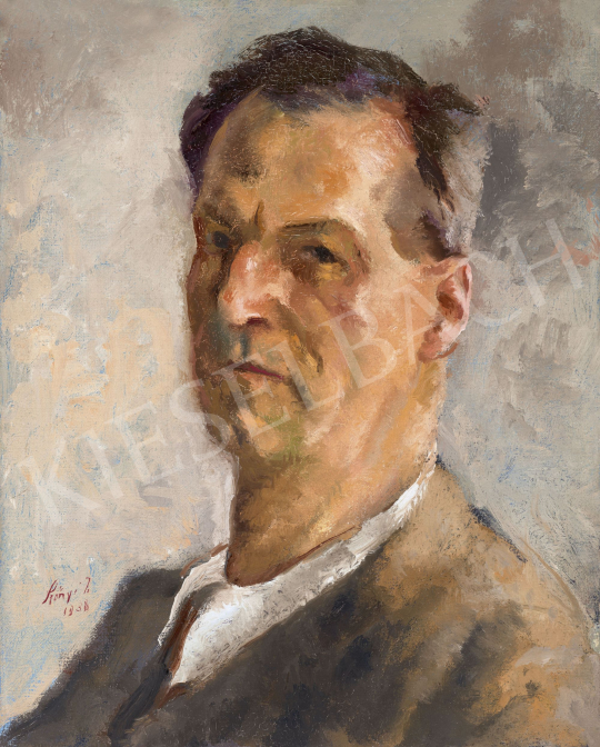  Szőnyi, István - Self Portrait in the Zebegény Atelier, 1938 | 62st Autumn Auction auction / 197 Lot