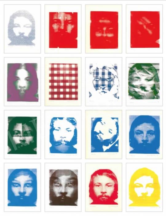  Galántai, György - Self Transformations, „New Screen Print” Series, 1978, (16 Original Screen Prints) | 62st Autumn Auction auction / 201 Lot