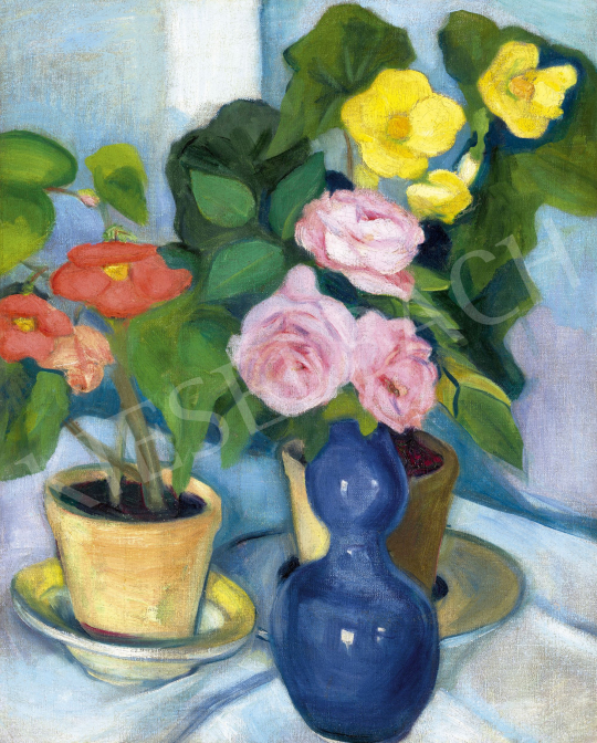  Unknown Hungarian painter, about 1910 - Flower Still Life, c. 1910 | 62st Autumn Auction auction / 65 Lot