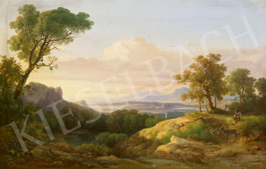 Ifj. Markó, Károly jr. - Italian Landscape, 1842 | 62st Autumn Auction auction / 88 Lot