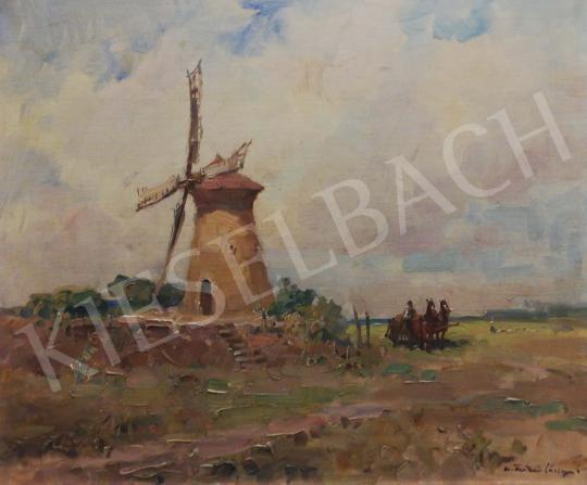 For sale  Csallóközi, Farkas Lőrinc - Windmill 's painting
