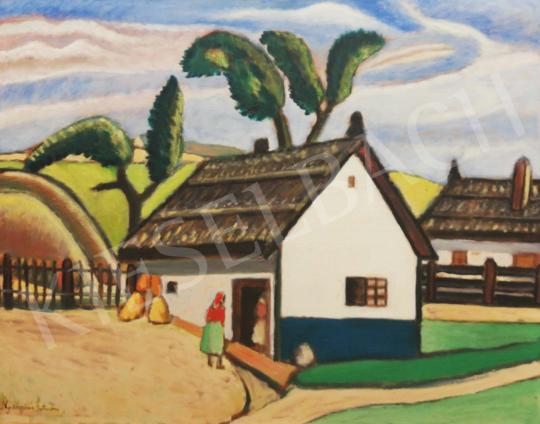 For sale  Nyergesi, István - Farmyard 's painting