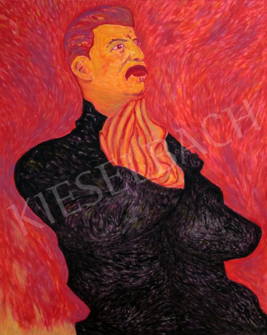  drMáriás - Stalin prays for the salvation of his victims in Chaim Soutine's studio painting