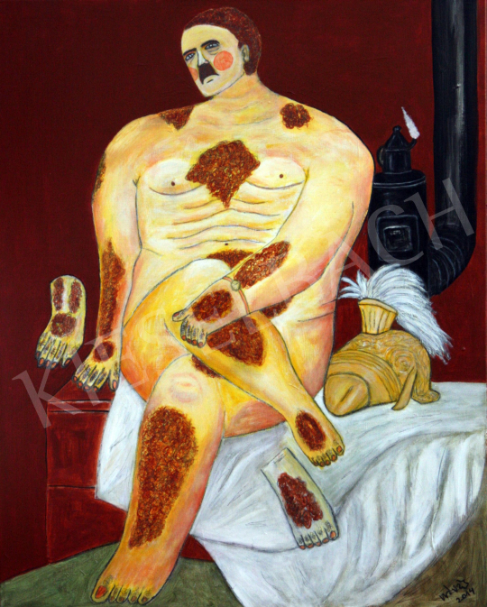 Eladó  drMáriás - Hitler Botero műtermében festménye
