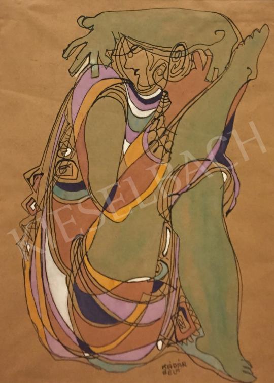  Kádár, Béla - Dancing nude painting