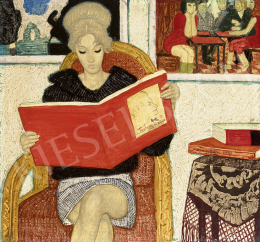  Czene, Béla jr. - Toulouse Lautrec / Reading Girl, 1970 