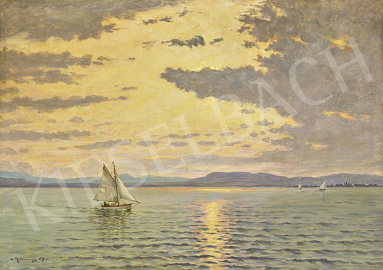 Rubovics, Márk - Sailing Boats on Lake Balaton (Balaton Mood)  | 63st Winter Auction auction / 5 Lot