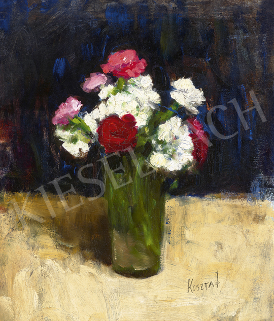  Koszta, József - Flower Still Life (Flowers from the Painter’s Garden), 1920s | 63st Winter Auction auction / 16 Lot