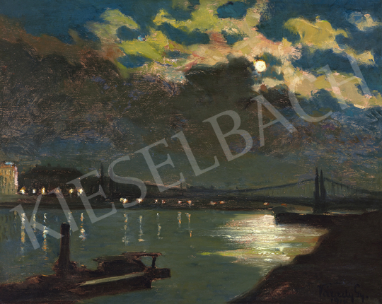 Várady, Gyula - Evening on the Danube Bank | 63st Winter Auction auction / 43 Lot