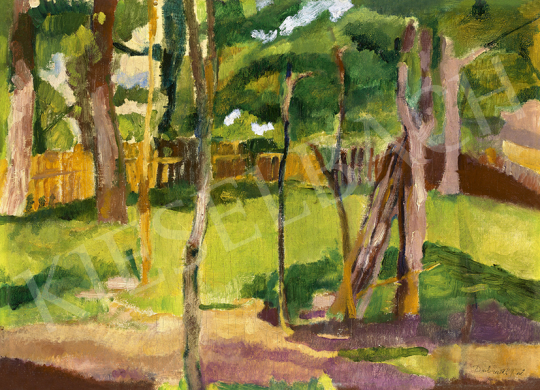 Pászk, Jenő - Garden Detail in Nagybánya | 63st Winter Auction auction / 69 Lot