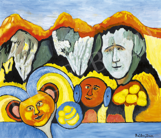  Balázs, János - Mysterious Faces | 63st Winter Auction auction / 79 Lot