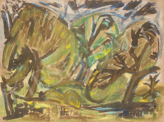  Bálint, Endre - Garden in Szentendre, 1940 | 63st Winter Auction auction / 83 Lot