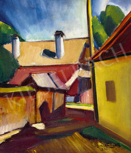  Ilosvai Varga, István - Street in Nagybánya (Constructive Landscape), 1931 