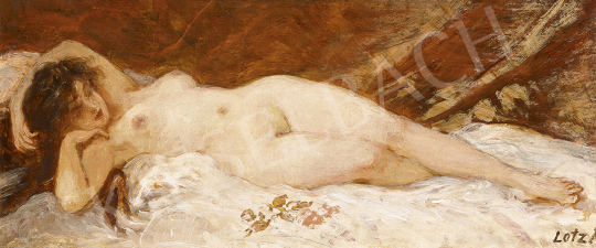  Lotz, Károly - Lying Female Nude (Youth) | 63st Winter Auction auction / 165 Lot