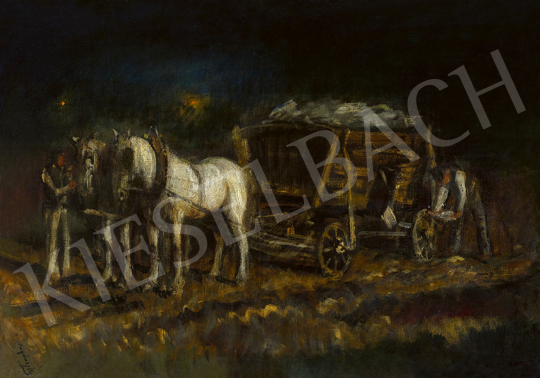 Mednyánszky, László - Ice Carrier Carriage | 63st Winter Auction auction / 177 Lot