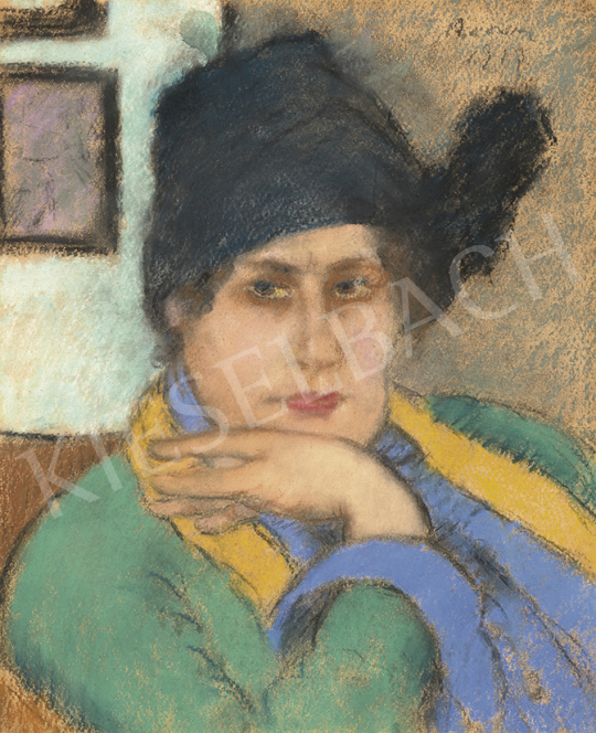 Rippl-Rónai, József - Lazarine in Hat, 1919 | 63st Winter Auction auction / 191 Lot
