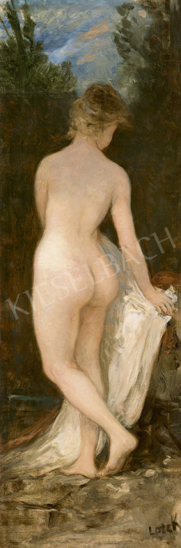  Lotz, Károly - After the Bath ( At the Fountain) 