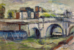  Diener-Dénes, Rudolf - Parisian Seine Bank (Pont Neuf), 1920s 