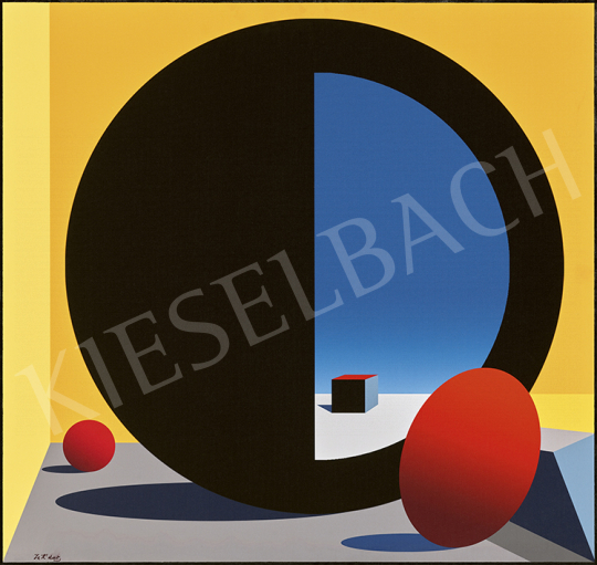  Kádár József - Kilátás a végtelenbe (Térgeometria) | 63. Téli Aukció aukció / 210 tétel