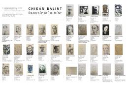  Bálint Chikán collection - Self portrait collection (151 pieces) 