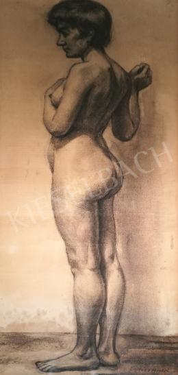  Soltész, Albert - Standing female nude 