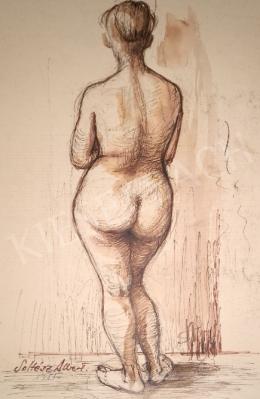  Soltész, Albert - Standing female nude, 1955 