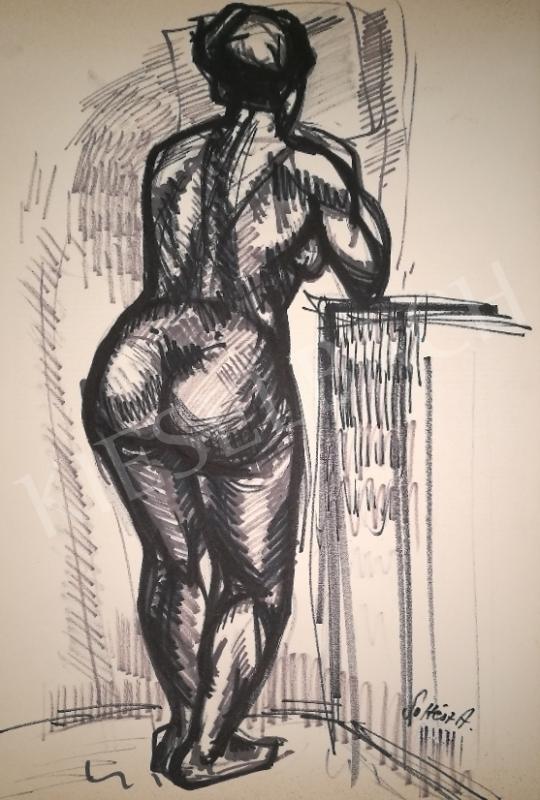  Soltész, Albert - Female nude study painting