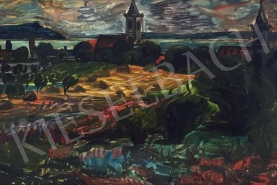 For sale  Fenyő, Andor (Endre) - View of Lake Balaton, 1966 's painting