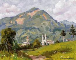 P. Kováts, Ferenc - Landscape in Felsőbánya 