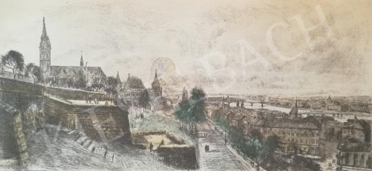 For sale Élesdy, István - View from the Buda Castle 's painting