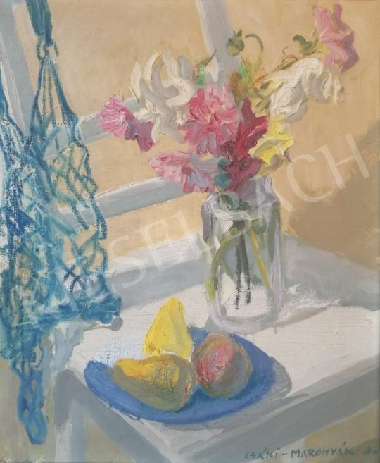 For sale  Csáki-Maronyák, József - Sunny table still life 's painting